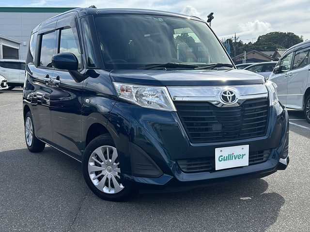 トヨタ ルーミー X 石川県 2017(平29)年 4.1万km レーザーブルークリスタルシャイン /純正メモリナビ//地デジ/CD/SD/BT/AUX/AM/FM//バックカメラ//ビルトインETC//パワースライドドア//オートライト//ステアリングスイッチ//オートリトラウィンカーミラー//アイドリングストップ//スマートキー//プッシュスタート//純正ドアバイザー//フロアマット//サンシェード//ISOFIX//保証書//取説//ディーラー記録簿