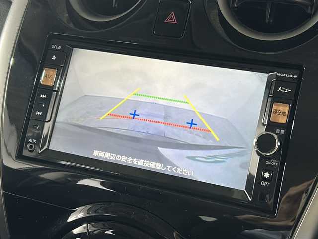 日産 ノート X DIG－S 広島県 2013(平25)年 2.7万km スーパーブラック 禁煙/純正ナビ/CD/DVD/DTV/Bluetooth/バックカメラ/アイドリングストップ/スマートキー/プッシュスタート/純正フロアマット/純正ドアバイザー/電動格納ミラー/ETC/ヘッドライトレベライザー