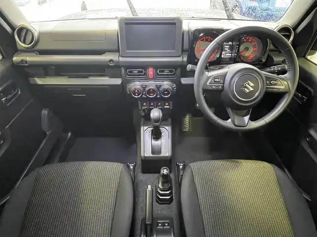 スズキ ジムニー XC 島根県 2022(令4)年 2.2万km ブルーイッシュブラックパール3 オーディオレス　/４WD/スマートキー　/前席シートヒーター/クルーズコントロール　/衝突軽減ブレーキ/レーンアシスト　/オートライト/純正ＬＥＤヘッドライト　/純正１６インチアルミホイール