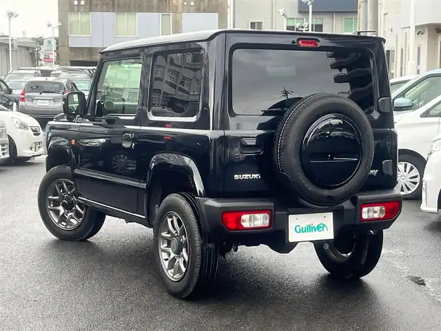 スズキ ジムニー XC 島根県 2022(令4)年 2.2万km ブルーイッシュブラックパール3 オーディオレス　/４WD/スマートキー　/前席シートヒーター/クルーズコントロール　/衝突軽減ブレーキ/レーンアシスト　/オートライト/純正ＬＥＤヘッドライト　/純正１６インチアルミホイール