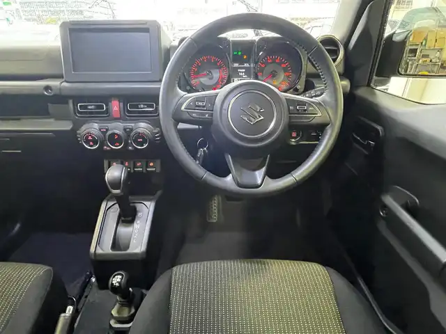 スズキ ジムニー XC 島根県 2022(令4)年 2.2万km ブルーイッシュブラックパール3 オーディオレス　/４WD/スマートキー　/前席シートヒーター/クルーズコントロール　/衝突軽減ブレーキ/レーンアシスト　/オートライト/純正ＬＥＤヘッドライト　/純正１６インチアルミホイール