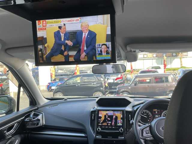 スバル フォレスター ツーリング 岩手県 2018(平30)年 8.4万km ジャスパーグリーンM アイサイトVer3/純正ナビ/プリクラッシュブレーキ/パドルシフト/バックカメラ/クルーズコントロール/シートヒーター/シートメモリ/社外マフラー