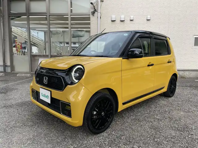 ホンダ Ｎ ＯＮＥ RS 兵庫県 2023(令5)年 1万km プレミアムイエローパールⅡ ワンオーナー/純正SDナビ　CD、BT、AM、FM/純正スポーツペダル/バックカメラ/ETC/ホンダセンシング（安全運転支援システム）/・衝突軽減ブレーキ/・歩行者事故低減ステアリング/・先行車発進お知らせ機能/・標識認識機能/・路外逸脱抑制機能/・アダプティブクルーズコントロール/・車線維持支援システム/・オートハイビーム/・パーキングセンサーシステム/フルLEDヘッドランプ/電子制御パーキングブレーキ/オートブレーキホールド/前方ドライブレコーダー/シートヒーター前席/プッシュスタート/スマートキー×２/無限MUGENマフラー/純正フロアマット
