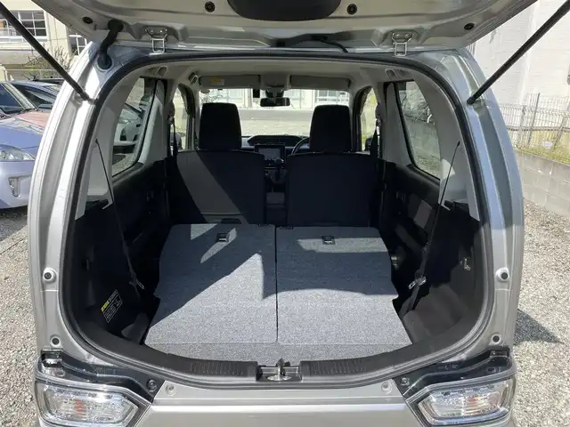 スズキ ワゴンＲ スティングレー HYBRID X 福岡県 2018(平30)年 1.8万km スチールシルバーM 社外ナビ/（AM/FM/CD/DVD/iPod/AUX/ミュージックサーバー/ワンセグTV）/アイドリングストップ/衝突軽減ブレーキ/横滑り防止/レーンキープ/ハンズフリー/シートヒーター（運転席）/ドライブレコーダー前（SD無し）/純正フロアマット/純正アルミホイール/オートライト/フォグランプ/電格ミラー/保証書/取扱説明書/スペアキー×１/プッシュスタート