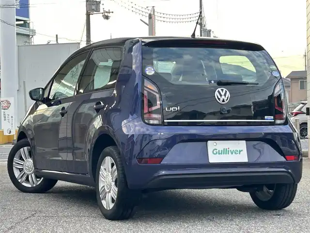 フォルクスワーゲン アップ！ ハイアップ！ 兵庫県 2019(令1)年 7.2万km 紺 ワンオーナー/Composition Phone/(AM/FM/Bluetooth)/クルーズコントロール/シティエマージェンシーブレーキ/オートライトシステム/ETC/前後ドライブレコーダー/D/Nシートヒーター/純正フロアマット/純正アルミホイール/横滑り防止/アイドリングストップ/スペアキー1本/ISOFIX/新車時保証書