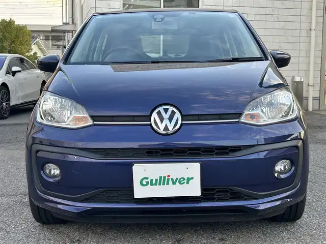 フォルクスワーゲン アップ！ ハイアップ！ 兵庫県 2019(令1)年 7.2万km 紺 ワンオーナー/Composition Phone/(AM/FM/Bluetooth)/クルーズコントロール/シティエマージェンシーブレーキ/オートライトシステム/ETC/前後ドライブレコーダー/D/Nシートヒーター/純正フロアマット/純正アルミホイール/横滑り防止/アイドリングストップ/スペアキー1本/ISOFIX/新車時保証書