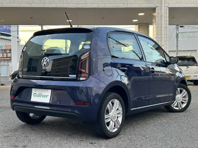 フォルクスワーゲン アップ！ ハイアップ！ 兵庫県 2019(令1)年 7.2万km 紺 ワンオーナー/Composition Phone/(AM/FM/Bluetooth)/クルーズコントロール/シティエマージェンシーブレーキ/オートライトシステム/ETC/前後ドライブレコーダー/D/Nシートヒーター/純正フロアマット/純正アルミホイール/横滑り防止/アイドリングストップ/スペアキー1本/ISOFIX/新車時保証書