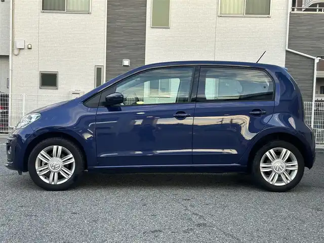 フォルクスワーゲン アップ！ ハイアップ！ 兵庫県 2019(令1)年 7.2万km 紺 ワンオーナー/Composition Phone/(AM/FM/Bluetooth)/クルーズコントロール/シティエマージェンシーブレーキ/オートライトシステム/ETC/前後ドライブレコーダー/D/Nシートヒーター/純正フロアマット/純正アルミホイール/横滑り防止/アイドリングストップ/スペアキー1本/ISOFIX/新車時保証書