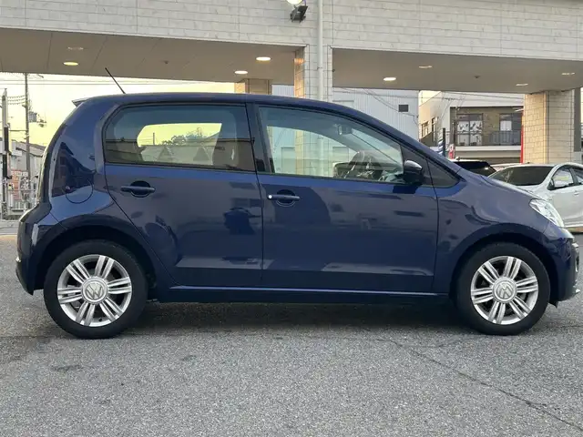 フォルクスワーゲン アップ！ ハイアップ！ 兵庫県 2019(令1)年 7.2万km 紺 ワンオーナー/Composition Phone/(AM/FM/Bluetooth)/クルーズコントロール/シティエマージェンシーブレーキ/オートライトシステム/ETC/前後ドライブレコーダー/D/Nシートヒーター/純正フロアマット/純正アルミホイール/横滑り防止/アイドリングストップ/スペアキー1本/ISOFIX/新車時保証書