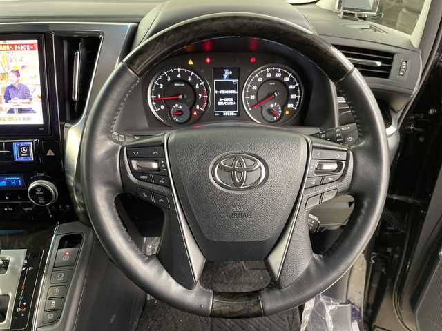 トヨタ アルファード S Cパッケージ 道央・札幌 2016(平28)年 3.9万km スパークリングブラックパールクリスタルシャイン ・4WD/モデリスタエアロ/・ALPINEナビ　/・BT/CD/DVD/SD/フルセグ/・バックカメラ/・フリップダウンモニター/・両側パワースライドドア/・レーダークルーズコントロール/・パワーバックドア/・社外前方ドライブレコーダー/・電動パーキング/・ビルトインETC/・ステアリングスイッチ/ヒーター/・LEDオートライト/フォグランプ/・ハーフレザーシート/・パワーシート/シートポジションメモリー/・MTモード付AT/・スマートキー/プッシュスタート/・電動格納ミラー/ウィンカーミラー