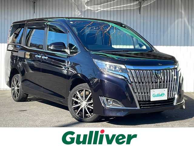 トヨタ エスクァイア Xi 長野県 2018(平30)年 5.8万km スパークリングブラックパールクリスタルシャイン ４ＷＤ/トヨタセーフティセンス/純正9型メモリナビフルセグＴＶ/バックカメラ/ETC/ドライブレコーダー/左側パワースライドドア/純正エンジンスターター/社外17インチアルミ/プッシュスタート/スマートキー/スペアキー