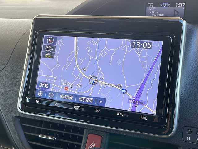 トヨタ エスクァイア Xi 長野県 2018(平30)年 5.8万km スパークリングブラックパールクリスタルシャイン ４ＷＤ/トヨタセーフティセンス/純正9型メモリナビフルセグＴＶ/バックカメラ/ETC/ドライブレコーダー/左側パワースライドドア/純正エンジンスターター/社外17インチアルミ/プッシュスタート/スマートキー/スペアキー