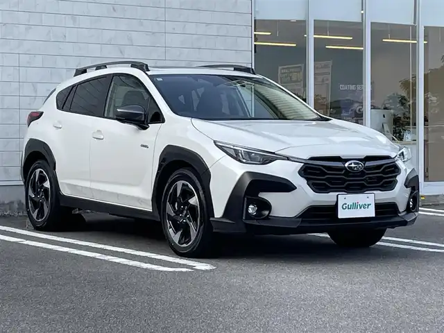 スバル クロストレック リミテッド 宮崎県 2024(令6)年 0.3万km クリスタルホワイトP 11.6インチマルチインフォメーションディスプレイ/・フルセグTV・Bluetooth・ナビ/ビルトインETC/D/N席シートヒーター/D/N席パワーシート・D席メモリシート/純正ドライブレコーダー(前後)/ハンドルヒーター/サンルーフ/アイサイトX/全車速追従機能付クルーズコントロール/デジタルマルチビューモニター/ステアリング連動ヘッドランプ/LEDコーナリングランプ/車線逸脱抑制/AT誤発進抑制制御&AT誤後進抑制制御/渋滞時ハンズオフアシスト・渋滞時発進アシスト/スペアキー有り