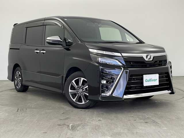 トヨタ ヴォクシー ZS 煌Ⅱ 兵庫県 2019(平31)年 6.6万km ブラック 純正１０インチナビ　純正フリップダウンモニター　両側パワースライドドア　前後ドライブレコーダー　フルセグＴＶ　トヨタセーフティセンス　バックカメラ　純正アルミホイール　純正フロアマット　ＬＥＤライト
