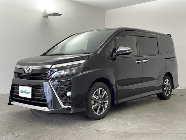 トヨタ ヴォクシー ZS 煌Ⅱ 兵庫県 2019(平31)年 6.6万km ブラック 純正１０インチナビ　純正フリップダウンモニター　両側パワースライドドア　前後ドライブレコーダー　フルセグＴＶ　トヨタセーフティセンス　バックカメラ　純正アルミホイール　純正フロアマット　ＬＥＤライト
