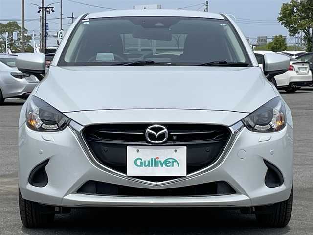 マツダ デミオ 15Sノーブルクリムゾン 道央・札幌 2019(平31)年 2.2万km セラミックM ４WD/純正メーカーナビ/CD/DVD/BT/フルセグ/衝突被害軽減ブレーキ/横滑り防止装置/レーンキープアシスト/クリアランスソナー/ブラインドスポットモニター/アラウンドビューモニター/ETC/ミラー一体型ドライブレコーダー/アイドリングストップ/前席シートヒーター/革巻きステアリング/ステアリングリモコン/MTモード付AT/プッシュスタート/スマートキー/LEDヘッドライト/オートライト/オートハイビーム/電動格納ミラー/ウィンカーミラー/純正フロアマット/ドアバイザー