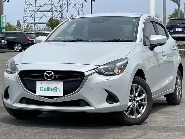 マツダ デミオ 15Sノーブルクリムゾン 道央・札幌 2019(平31)年 2.2万km セラミックM ４WD/純正メーカーナビ/CD/DVD/BT/フルセグ/衝突被害軽減ブレーキ/横滑り防止装置/レーンキープアシスト/クリアランスソナー/ブラインドスポットモニター/アラウンドビューモニター/ETC/ミラー一体型ドライブレコーダー/アイドリングストップ/前席シートヒーター/革巻きステアリング/ステアリングリモコン/MTモード付AT/プッシュスタート/スマートキー/LEDヘッドライト/オートライト/オートハイビーム/電動格納ミラー/ウィンカーミラー/純正フロアマット/ドアバイザー