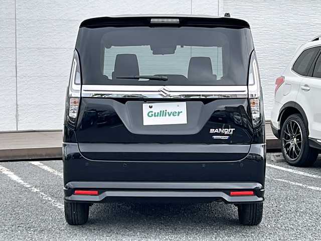 スズキ ソリオ バンディット HV MV 千葉県 2024(令6)年 0.6万km スーパーブラックパール メーカー9型ナビ 全方位カメラ　シートヒーター レーダークルコン　地デジ　両側パワースライドドア ヘッドアップディスプレイ ＥＴＣ　Ｂｔ ＣＤ　ＵＳＢ マット　純正15ＡＷ　オートライト　ＬＥＤライト