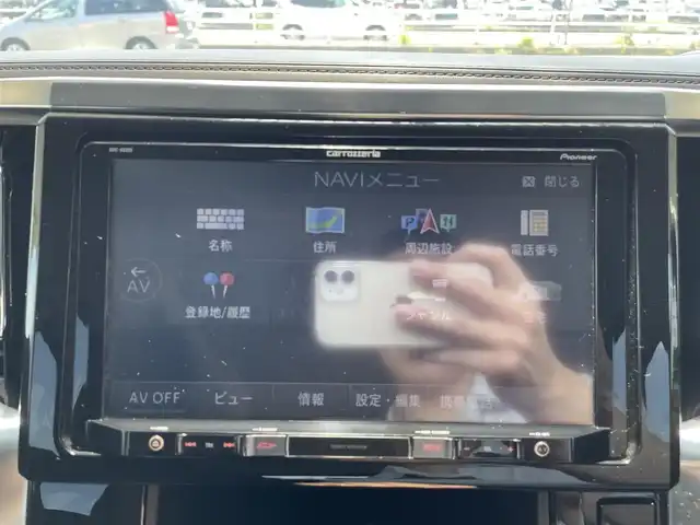 トヨタ ヴェルファイア Z 三重県 2015(平27)年 7.7万km ブラック 登録時76172km/禁煙車/カロッツェリア9インチナビ(AM/FM/CD/DVD/ワンセグ/Bluetooth)/カロッツェリア10.2インチフリップダウンモニター/ETC/LED/バックカメラ/前後クリアランスソナー/片側パワースライドドア/オートライト/オートホールドブレーキ/横滑り防止装置/電格ミラー/プッシュスタート/スマートキー×2