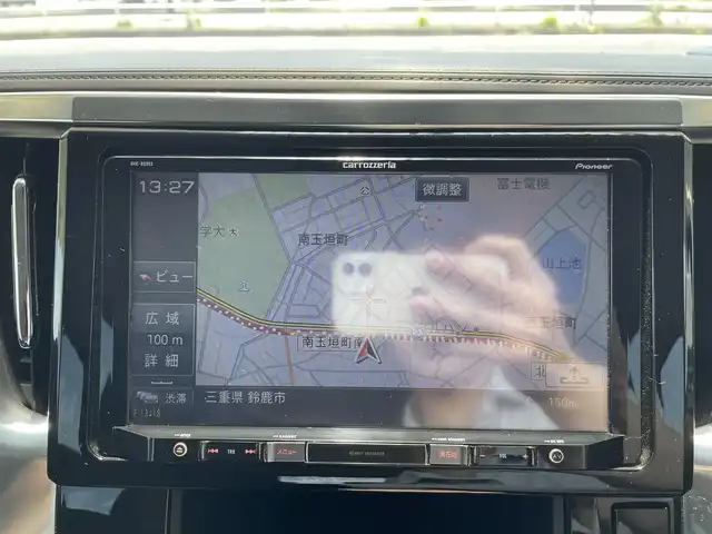 トヨタ ヴェルファイア Z 三重県 2015(平27)年 7.7万km ブラック 登録時76172km/禁煙車/カロッツェリア9インチナビ(AM/FM/CD/DVD/ワンセグ/Bluetooth)/カロッツェリア10.2インチフリップダウンモニター/ETC/LED/バックカメラ/前後クリアランスソナー/片側パワースライドドア/オートライト/オートホールドブレーキ/横滑り防止装置/電格ミラー/プッシュスタート/スマートキー×2