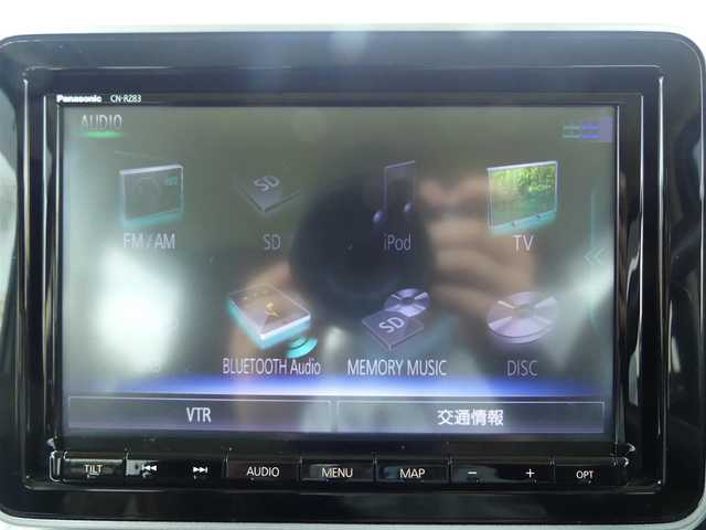 スズキ スペーシア HYBRID X 千葉県 2018(平30)年 5万km オフブルーM デュアルセンサーブレーキサポート/後退時ブレーキサポート/両側パワースライドドア/社外メモリーナビ/地デジTV/【DVD/CD再生機能　Bluetooth接続】/フロント/サイド/バックカメラ/前席シートヒーター/リアコーナーセンサー/携帯リモコン
