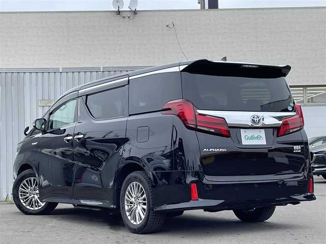 トヨタ アルファードハイブリット SR 道東・釧路十勝 2019(平31)年 6.4万km ブラック 4WD/MODELLISTAエアロ/Toyota Safety Sense/・PCS(プリクラッシュセーフティ)/・LTA(レーントレーシングアシスト)/・オートマチックハイビーム/・レーダークルーズコントロール/純正ディーラーOPメモリナビ/ (CD/DVD/BT/HDMI)/フルセグTV/バックカメラ/純正フリップダウンモニター/ビルトインETC/純正前後ドライブレコーダー/ウッドコンビステアリング/ステアリングスイッチ/レザーシート/パワーシート/ (運転席/助手席)/メモリーシート/ (運転席)/シートヒータ/ (運転席/助手席)/エアーシート/ (運転席/助手席)/オットマン/プッシュスタート/スマートキー/スペアキー/純正17インチAW/両側パワースライドドア/サイドステップ/純正二眼LEDヘッドライト/フォグランプ/ウインカーミラー/電動格納ミラー/横滑り防止装置/アイドリングストップ/保証書