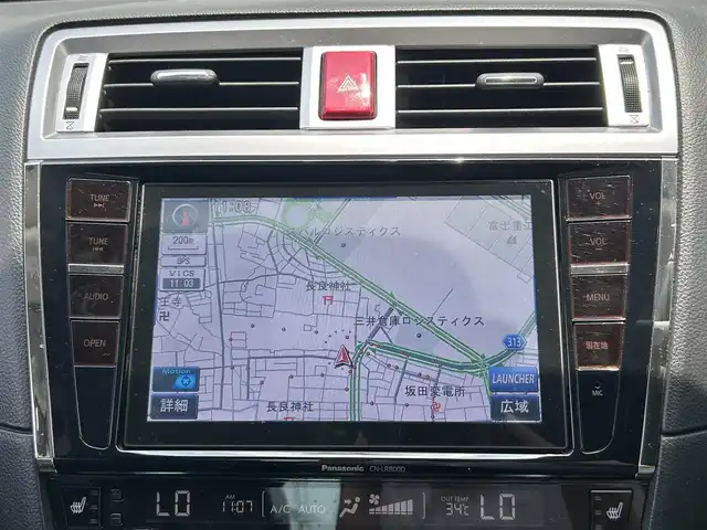 スバル レガシィ Ｂ４ リミテッド 群馬県 2015(平27)年 4.1万km クリスタルホワイトP 純正8インチナビ/　(AM/FM/BT/TV/DVD/CD/USB)/バックカメラ/アイサイト/レーンキープアシスト/レーダークルーズコントロール/ダウンヒルアシストコントロール/横滑り防止機能/アイドリングストップ/ETC/AUTOライト/全席シートヒーター/前席パワーシート/ステアリングリモコン/LEDヘッドライト/LEDフォグライト/純正フロアマット/純正ドアバイザー/保証書/スペアキー1つ