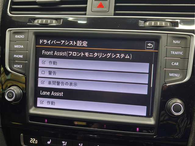 フォルクスワーゲン ゴルフ Ｒ 群馬県 2016(平28)年 6.3万km ディープブラックパールエフェクト 黒革シート/バックカメラ/TSW19インチAW/ACC/ブラインドスポットアシスト/レーンキープアシスト/純正ナビ/運転席パワーシート/前席シートヒーター/パークアシスト/ETC2.0/スマートキー