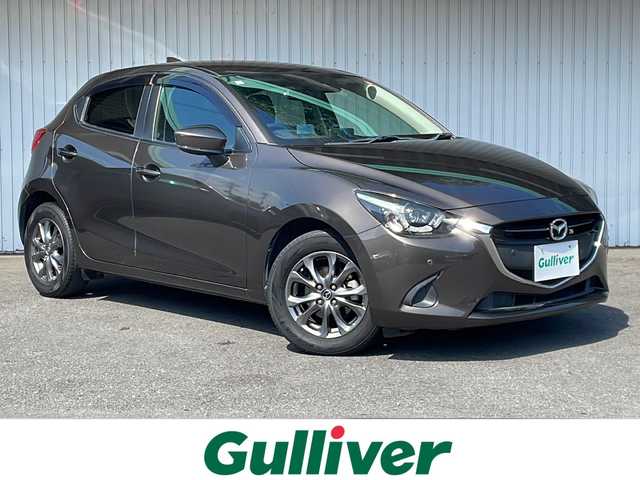 マツダ デミオ 15Sツーリング 長野県 2019(平31)年 2.2万km チタニウムフラッシュマイカ 純正メーカーナビフルセグTV/CD/DVD//３６０度カメラ/シートヒーター /スマートキー/純正15インチアルミ/レーンキープアシスト/プッシュスタートエンジン