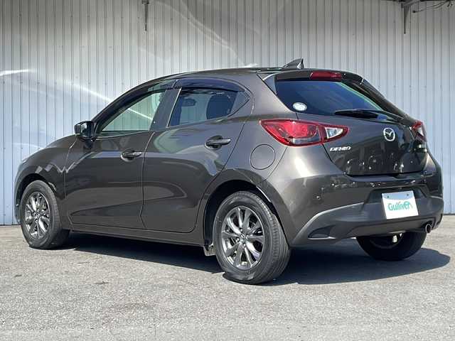 マツダ デミオ 15Sツーリング 長野県 2019(平31)年 2.2万km チタニウムフラッシュマイカ 純正メーカーナビフルセグTV/CD/DVD//３６０度カメラ/シートヒーター /スマートキー/純正15インチアルミ/レーンキープアシスト/プッシュスタートエンジン
