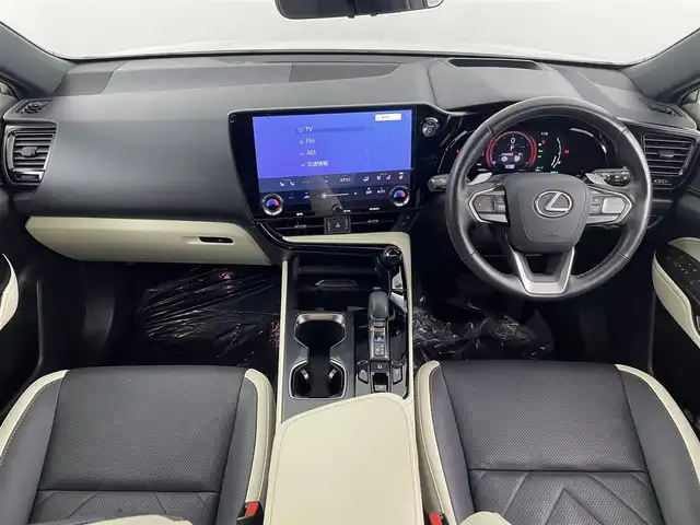 レクサス ＮＸ 350h バージョンL 埼玉県 2023(令5)年 1.5万km ソニッククォーツ サンルーフ　マークレビンソン　アラウンドビューモニター　ＢＳＭ　ヘッドアップディスプレイ　デジタルインナーミラー　純正ナビ　電動リアゲート　温シート　冷シート　１００Ｖ電源 電動格納シート ETC