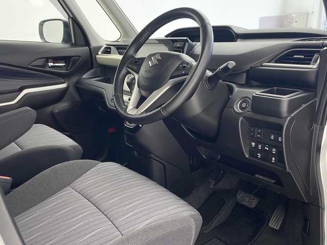 スズキ ソリオ HV MZ 沖縄県 2021(令3)年 1.7万km ピュアホワイトP 純正9インチナビ　/フルセグＴＶ　/DVD/Ｂｌｕｅｔｏｏｔｈ　/ＵＳＢ入力端子　/ＥＴＣ　/全方位モニター　/両側パワースライドドア　/クルーズコントロール　/シートヒーター　/オートライト　/ＬＥＤヘッドライト/電格ミラー　/コーナーセンサー　/スマートキー/プッシュスタート/純正フロアマット/純正15インチアルミホイール