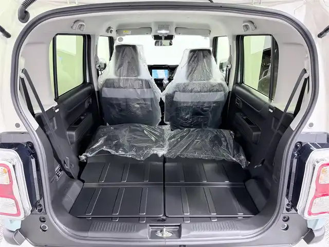 スズキ ハスラー HYBRID X 大阪府 2025(令7)年 0.1千km オフブルーメタリック/ソフトベージュメタリック 登録済未使用車　純正大型ナビ　全方位カメラ　バックカメラ　フルセグテレビ　CD/DVD再生　Bluetooth接続　シートヒーター　レーダークルーズコントロール　衝突被害軽減システム　クリアランスソナー　レーンキープアシスト　ＬＥＤヘッドライト　スマートキー　純正アルミホイール　プッシュスタート　スズキセーフティサポート