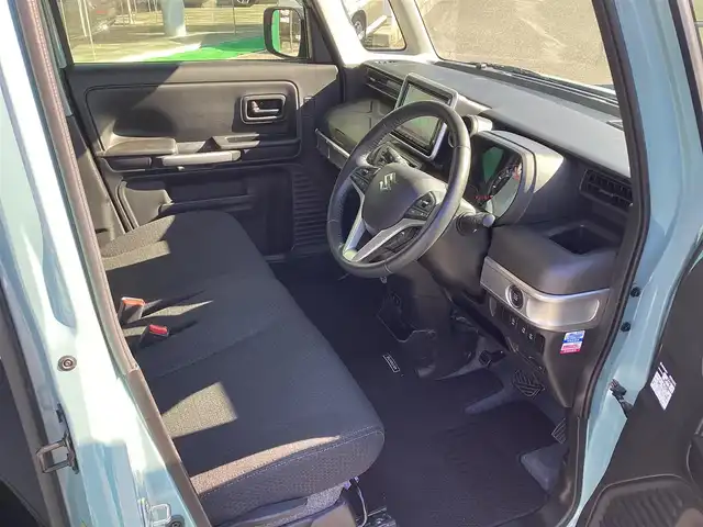 スズキ スペーシア ギア HYBRID XZ 奈良県 2022(令4)年 4.5万km オフブルーメタリック/ガンメタリック2トーンルーフ 純正８インチメモリーナビ(フルセグ・DVD・BT)/クルーズコントロール/プッシュスタート/ビルトインETC/スマートキー２個/シートヒーター/両側パワースライドドア/純正１４インチアルミ