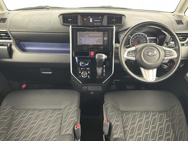 ダイハツ トール カスタムG ターボ SAⅡ 宮城県 2017(平29)年 6.8万km ブラックマイカメタリック 禁煙車/スマートアシスト/・衝突回避支援ブレーキ機能/・車線逸脱警報機能/両側パワースライドドア/クルーズコントロール/純正7インチSDナビ/（地図SDカードなし）/フルセグTV/バックカメラ/LEDヘッドライト/LEDフォグランプ/LEDデイライト/プッシュスタート/スマートキー×2/ステアリングスイッチ/ビルトインETC/純正15インチアルミホイール/純正フロアマット/ロールサンシェード/アイドリングストップ/横滑り防止装置