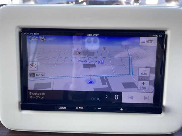 スズキ ラパン S セレクション 山口県 2018(平30)年 6.9万km サニーイエローM 社外ナビ【AVN-R8】/フルセグテレビ/Bluetooth/バックカメラ/シートヒーター【運転席・助手席】/ETC/純正フロアマット/純正LEDヘッドライト/ベンチシート/スマートキー/プッシュスタート/エアバッグ（運転席・助手席）/衝突被害軽減システム
