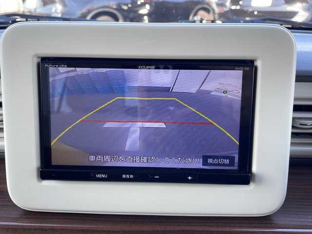 スズキ ラパン S セレクション 山口県 2018(平30)年 6.9万km サニーイエローM 社外ナビ【AVN-R8】/フルセグテレビ/Bluetooth/バックカメラ/シートヒーター【運転席・助手席】/ETC/純正フロアマット/純正LEDヘッドライト/ベンチシート/スマートキー/プッシュスタート/エアバッグ（運転席・助手席）/衝突被害軽減システム