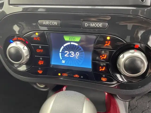 日産 ジューク 15RX タイプV 富山県 2012(平24)年 3.7万km ダークメタルグレー 純正ナビ（AM/FM/DVD/BT/フルセグ）/バックカメラ/ドライブレコーダー/純正フロアマット/オートハロゲンライト/フォグライト/ドアバイザー/革巻きステアリング/電動格納ミラー/プッシュスタート/スマートキー/スペアキー