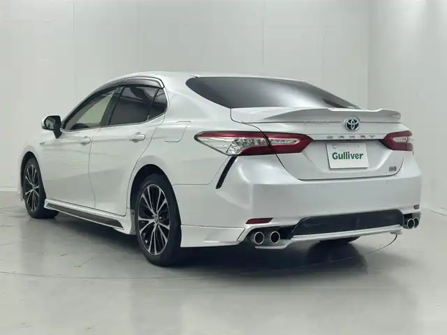 トヨタ カムリ WSレザーパッケージ 茨城県 2019(平31)年 6.1万km プラチナホワイトパールマイカ 純正ナビ/バックカメラ/フルセグ/JBLプレミアムサウンド/HUD/衝突被害軽減ブレーキ/車線逸脱抑制装置/レーダークルーズコントロール/オートマチックハイビーム/クリアランスソナー/BSM/ETC2.0/ドラレコ/シートヒーター/純正18インチAW/LEDヘッドライト/スマートキー