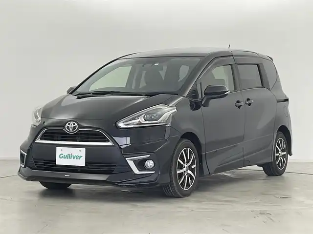 トヨタ シエンタ G クエロ 群馬県 2018(平30)年 3.8万km ブラックマイカ モデリスタフルエアロ(フロント/サイド/リアアンダー/リア)/ナビレディパッケージ/・バックカメラ/・ステアリングスイッチ/＝＝＝＝＝/純正7インチナビ【NST-W66T】/・AM/FM/CD/DVD/Bluetooth/フルセグTV/トヨタセーフティセンス（衝突回避支援パッケージ）/・プリクラッシュセーフティ/・レーンディパーチャーアラート/・オートマチックハイビーム/両側パワースライドドア/プッシュスタート/スマートキー×2本/ETC/LEDヘッドランプ/ハロゲンフォグランプ