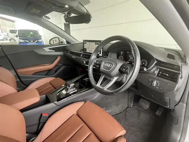 アウディ アウディ Ａ５ SB 40TDIクワトロ アドバンスド 山形県 2022(令4)年 2.3万km 白 ラグジュアリーpkg/コンフォートpkg/Audiレザーライトpkg/茶革レザーシート/パドルシフト/ステアリングヒーター/バーチャルコックピット/360°カメラ/360°ドライブレコーダー/全席シートヒーター/タイピングコントロール