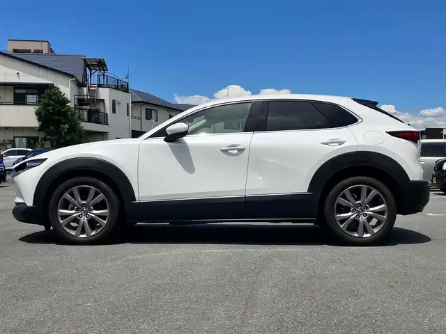 マツダ ＣＸ－３０ XD Lパッケージ 静岡県 2020(令2)年 2.6万km スノーフレイクホワイトパールマイカ エンジンスタートボタン/パワーステアリング/パワーウィンドウ/取扱説明書/パドルシフト/オートエアコン/スマートキー/スペアキー１本/クルーズコントロール/アイドリングストップ/USB入力端子/ETC/全方位カメラ/純正ナビ（CD/DVD/BT/フルセグ）/電動リアゲート/純正フロアマット/D席パワーシート/D席N席シートヒーター/純正アルミホイール/ABS/横滑り防止装置/コーナーセンサー前後/レーンキープアシスト/オートライト/オートマチックハイビーム/LEDヘッドライト/W＋サイドエアバック/衝突軽減システム/BOSEスピーカー/ステアリングヒーター