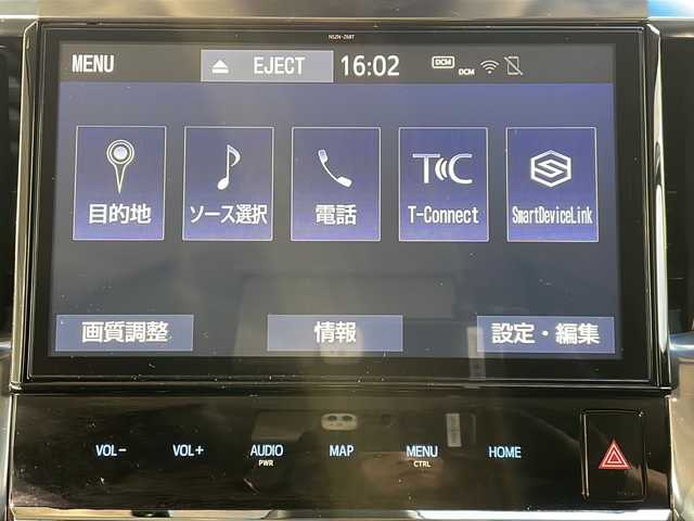 トヨタ ヴェルファイア Z Aエディション 長野県 2019(令1)年 7.4万km ブラック トヨタセーフティセンス/ワンオーナー /純正１０型ナビフルセグTV/純正フリップダウンモニター/バックカメラ/ETC/両側パワースライドドア/社外18インチアルミ/クルーズコントロール/レーンキープアシスト/プッシュスタート/スマートキー/黒レザー調シートカバー/保証書