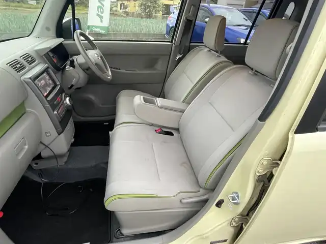 ダイハツ ムーヴ コンテ X 群馬県 2015(平27)年 5.9万km パールホワイトⅢ/コットンアイボリー 2トーン 純正SDナビ、地デジ、CD、DVD、MSV/　（NSZN-W65D）/４WD/電動格納ミラー/スマートキー×１/ドアバイザー/Wエアバッグ/ABS/整備手帳、取説