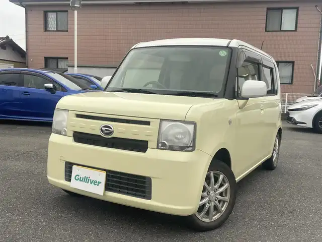 ダイハツ ムーヴ コンテ X 群馬県 2015(平27)年 5.9万km パールホワイトⅢ/コットンアイボリー 2トーン 純正SDナビ、地デジ、CD、DVD、MSV/　（NSZN-W65D）/４WD/電動格納ミラー/スマートキー×１/ドアバイザー/Wエアバッグ/ABS/整備手帳、取説