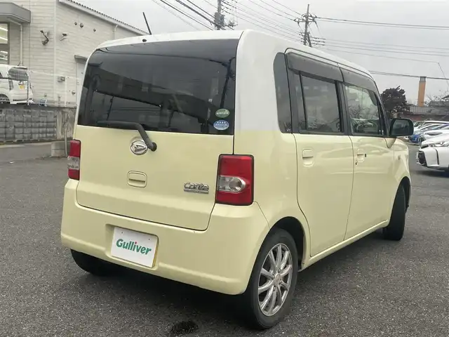 ダイハツ ムーヴ コンテ X 群馬県 2015(平27)年 5.9万km パールホワイトⅢ/コットンアイボリー 2トーン 純正SDナビ、地デジ、CD、DVD、MSV/　（NSZN-W65D）/４WD/電動格納ミラー/スマートキー×１/ドアバイザー/Wエアバッグ/ABS/整備手帳、取説