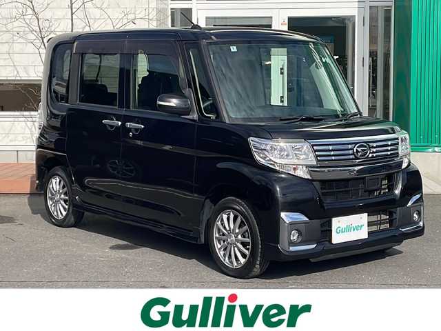 ダイハツ タント カスタム X 道東・釧路十勝 2016(平28)年 5.6万km ブラックマイカメタリック 4WD/片側パワースライドドア/純正エンジンスターター/エコアイドル/LEDヘッドライト/オートライト/フォグランプ/ベンチシート/社外14インチアルミ/プッシュスタート/スマートキー