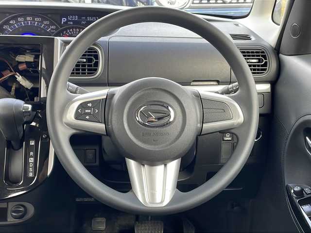 ダイハツ タント カスタム X 道東・釧路十勝 2016(平28)年 5.6万km ブラックマイカメタリック 4WD/片側パワースライドドア/純正エンジンスターター/エコアイドル/LEDヘッドライト/オートライト/フォグランプ/ベンチシート/社外14インチアルミ/プッシュスタート/スマートキー