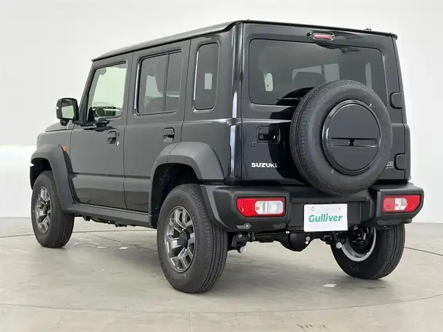 スズキ ジムニー ノマド FC 愛知県 2025(令7)年 0.1千km 黒 登録済未使用車/登録時走行距離31km/スズキセーフティサポート/4WD/革巻きステアリング/ステアリングヒリモコン/アダプティブクルーズコントロール/前席シートヒーター/LEDヘッドライト/フォグランプ/ミラーヒーター