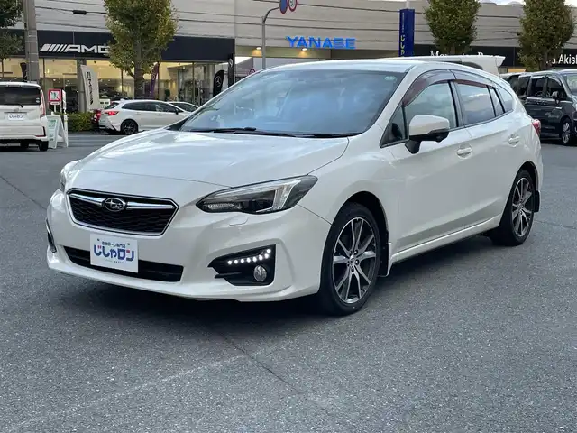 スバル インプレッサ スポーツ 2．0i－L アイサイト 東京都 2017(平29)年 8.1万km クリスタルホワイトP 【(株)IDOMが運営する【じしゃロン昭島店】の自社ローン対象車両になります。こちらは現金ご利用時の価格です。自社ローンご希望の方は別途その旨お申付け下さい。】/ディーラーOPナビ/BT/SD/CD/DVD/フルセグ/ワンオーナー/バック、サイドカメラ/ドライブレコーダー（前）CS-LR830D/ETC付/４WD/ステアリングスイッチ/スマートキー/LEDライト/AUTOライト/クルーズコントロール（追従走行有）/フロアマット純正